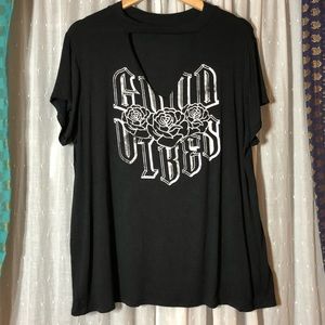 French pastry Choker Tee 2X EUC